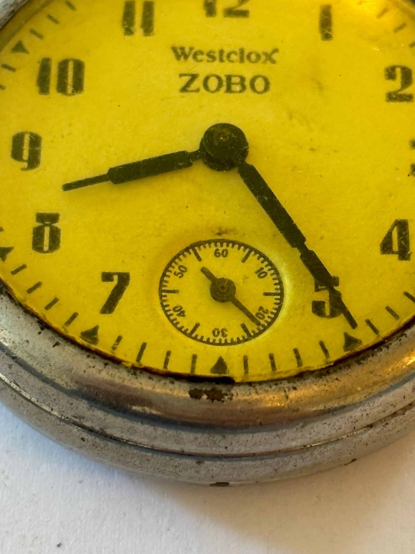 Westclox Zobo pocket watch - Working but untested