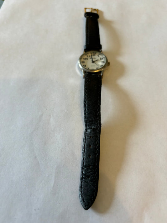 Ravel Black and Silver Ladies Wristwatch - Untested