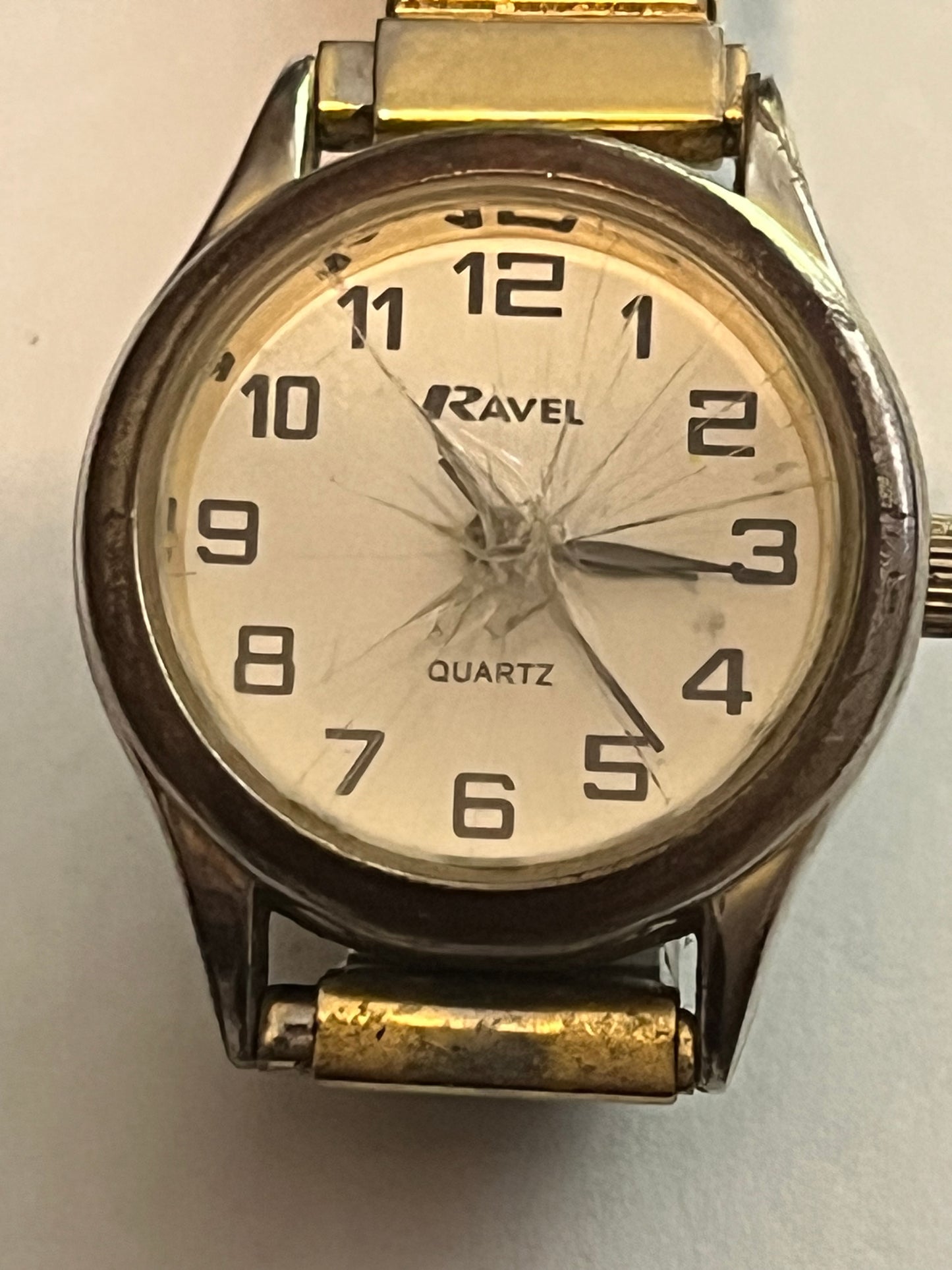 Ravel Gold Ladies Stretch watch - Untested