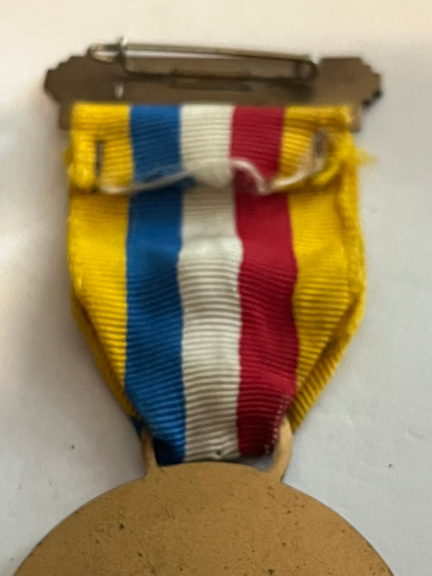 March of Luxembourg Army Medal with Ribbon - Huguenin