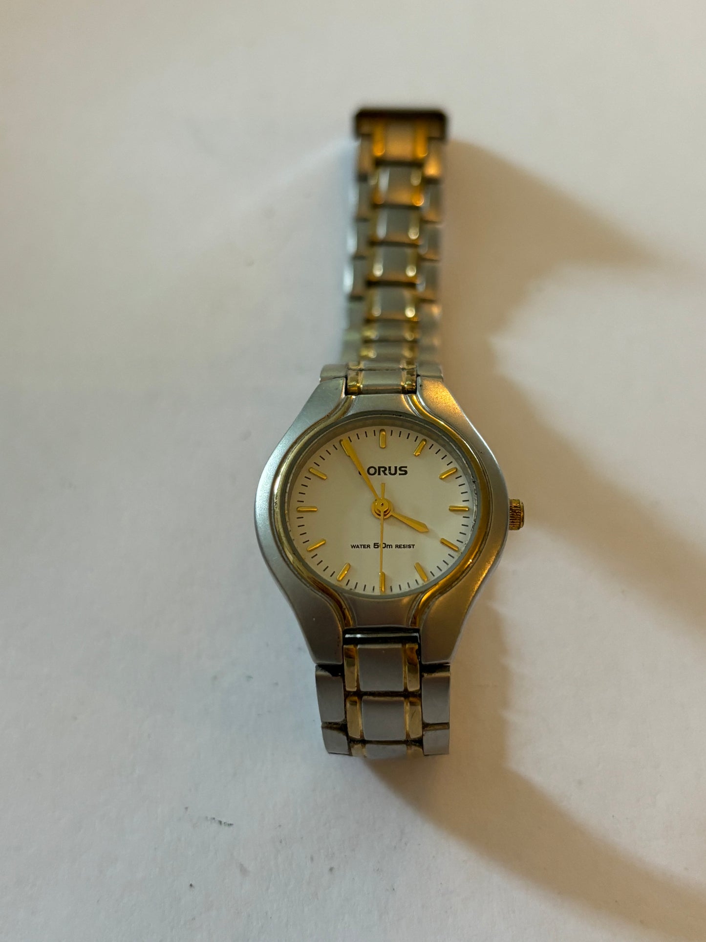 Lorus gold and silver ladies watch - V501-X210 - Untested