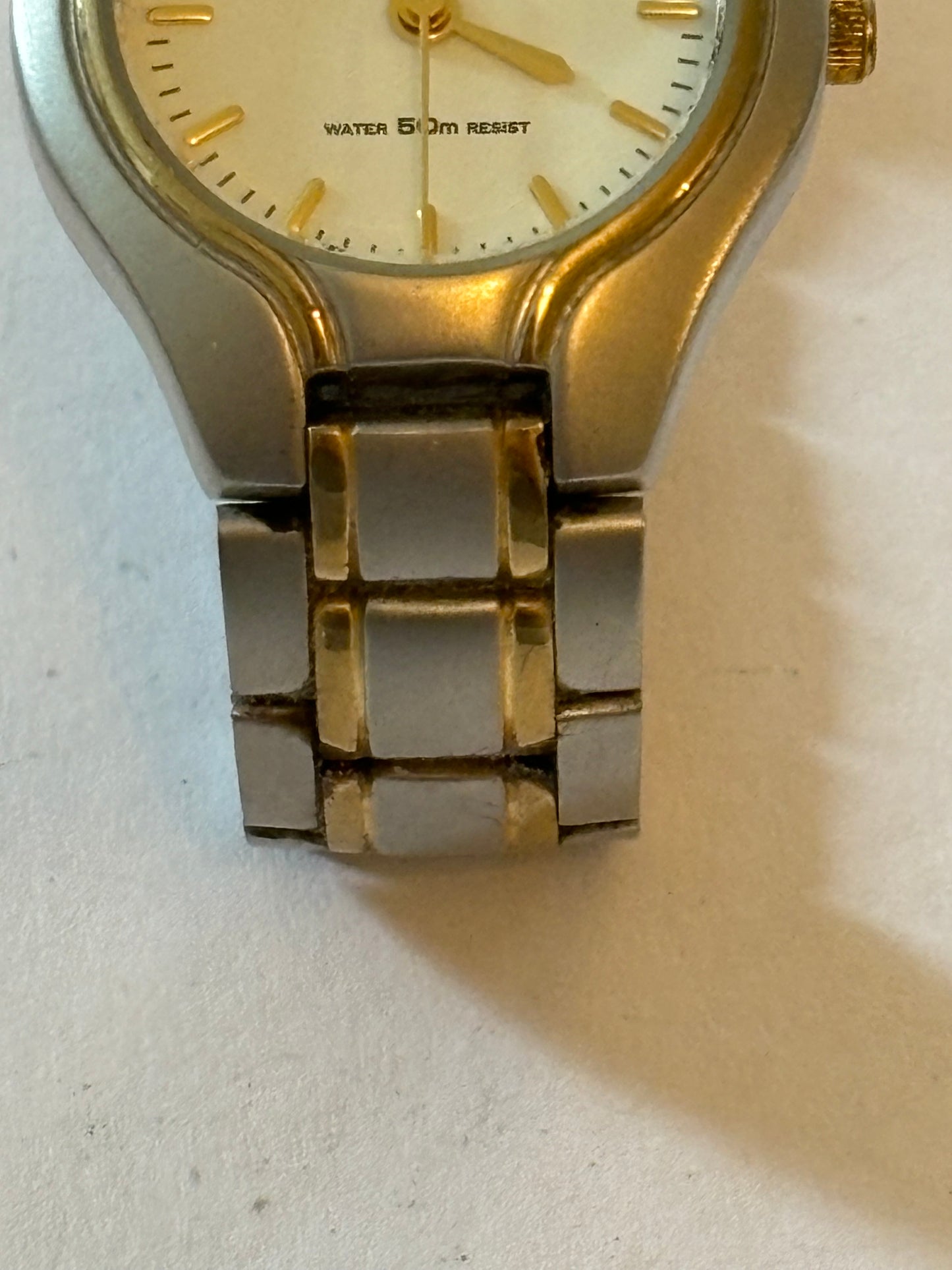 Lorus gold and silver ladies watch - V501-X210 - Untested