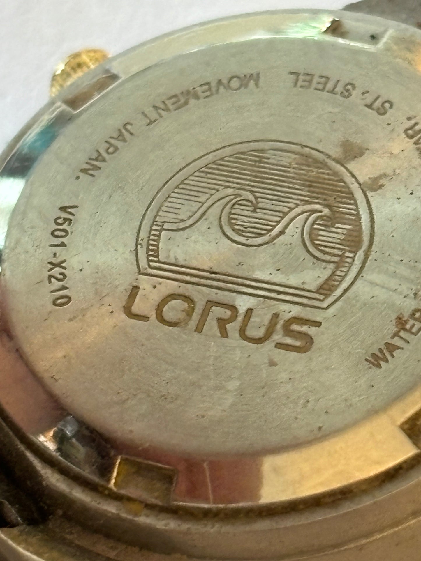 Lorus gold and silver ladies watch - V501-X210 - Untested