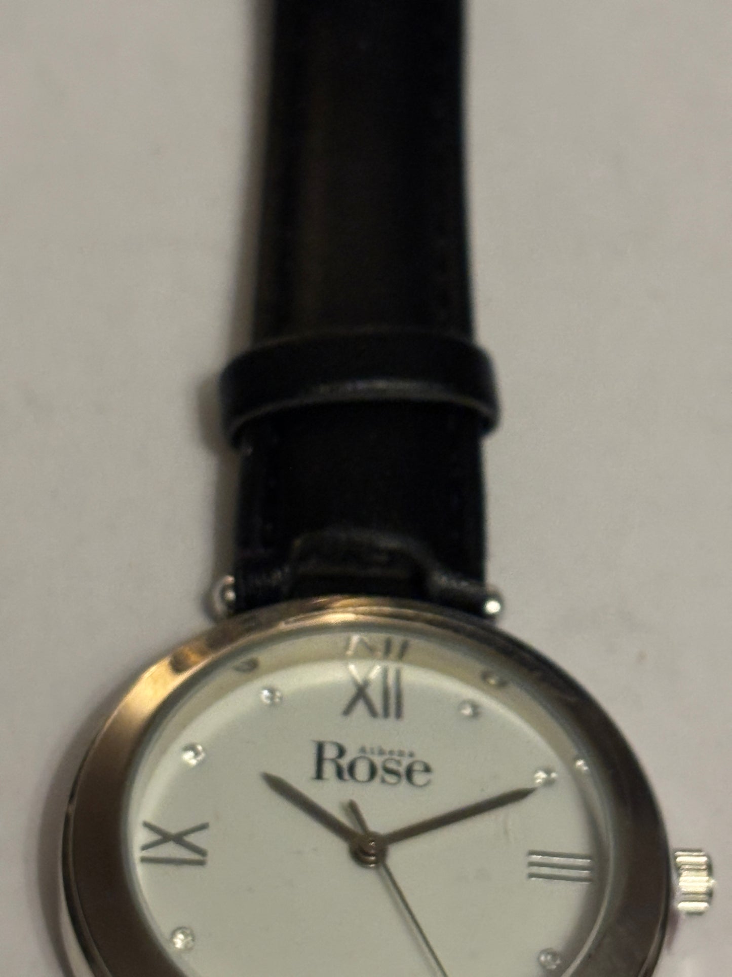 Athena Rose - Black and silver dress watch - Untested