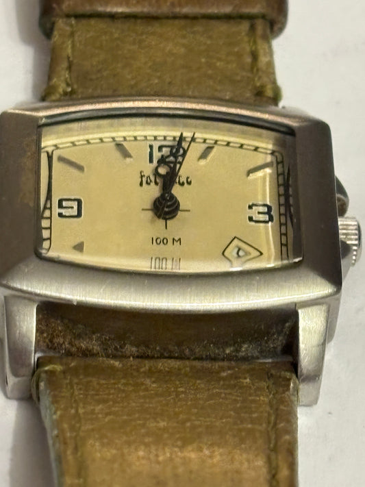 Fat Face - Ladies silver rectangular wristwatch - Untested