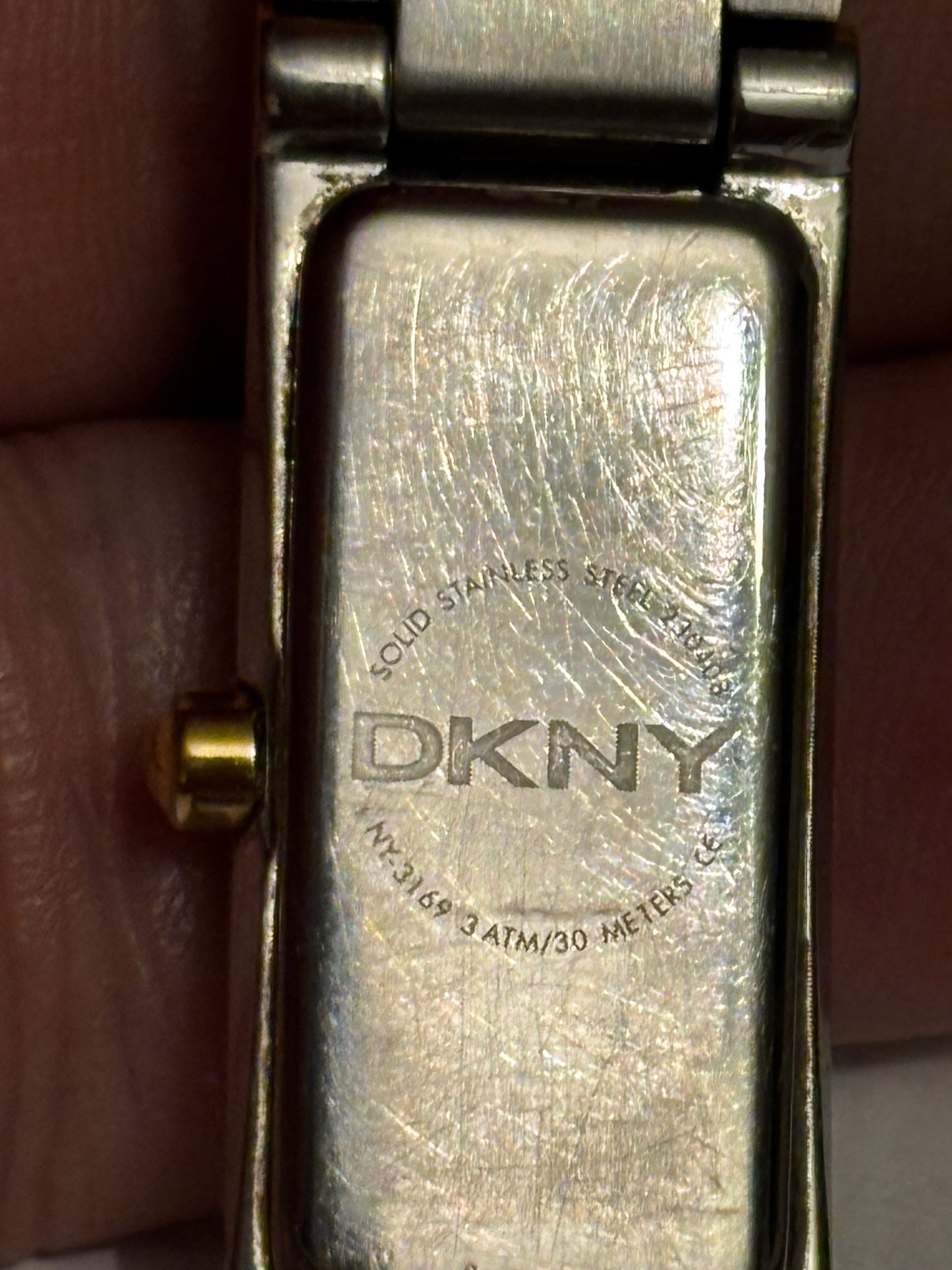 DKNY - Silver chunky ladies wristwatch - Untested