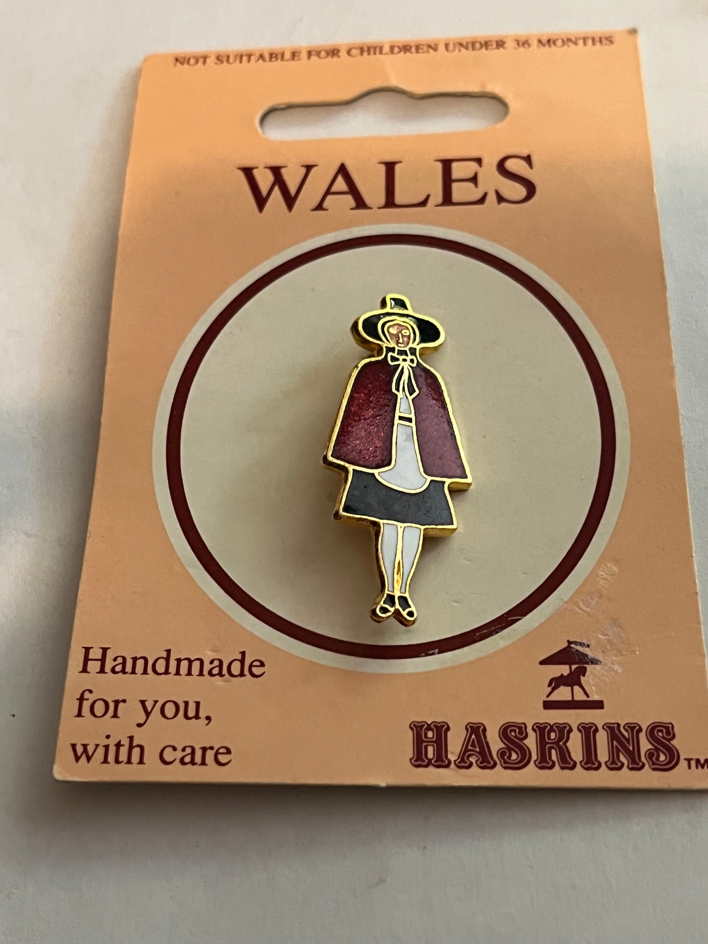 Welsh Traditional Dress Badge - Haskins