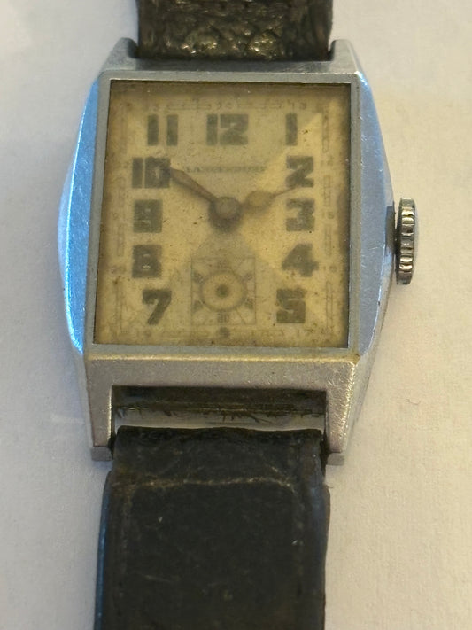 Langendorf vintage silver square ladies watch - Untested