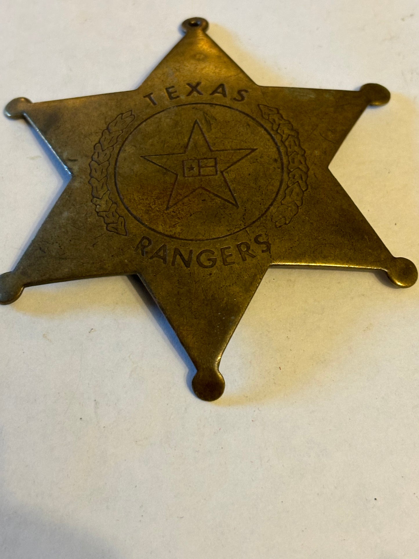 Large Texas Rangers Vintage Badge