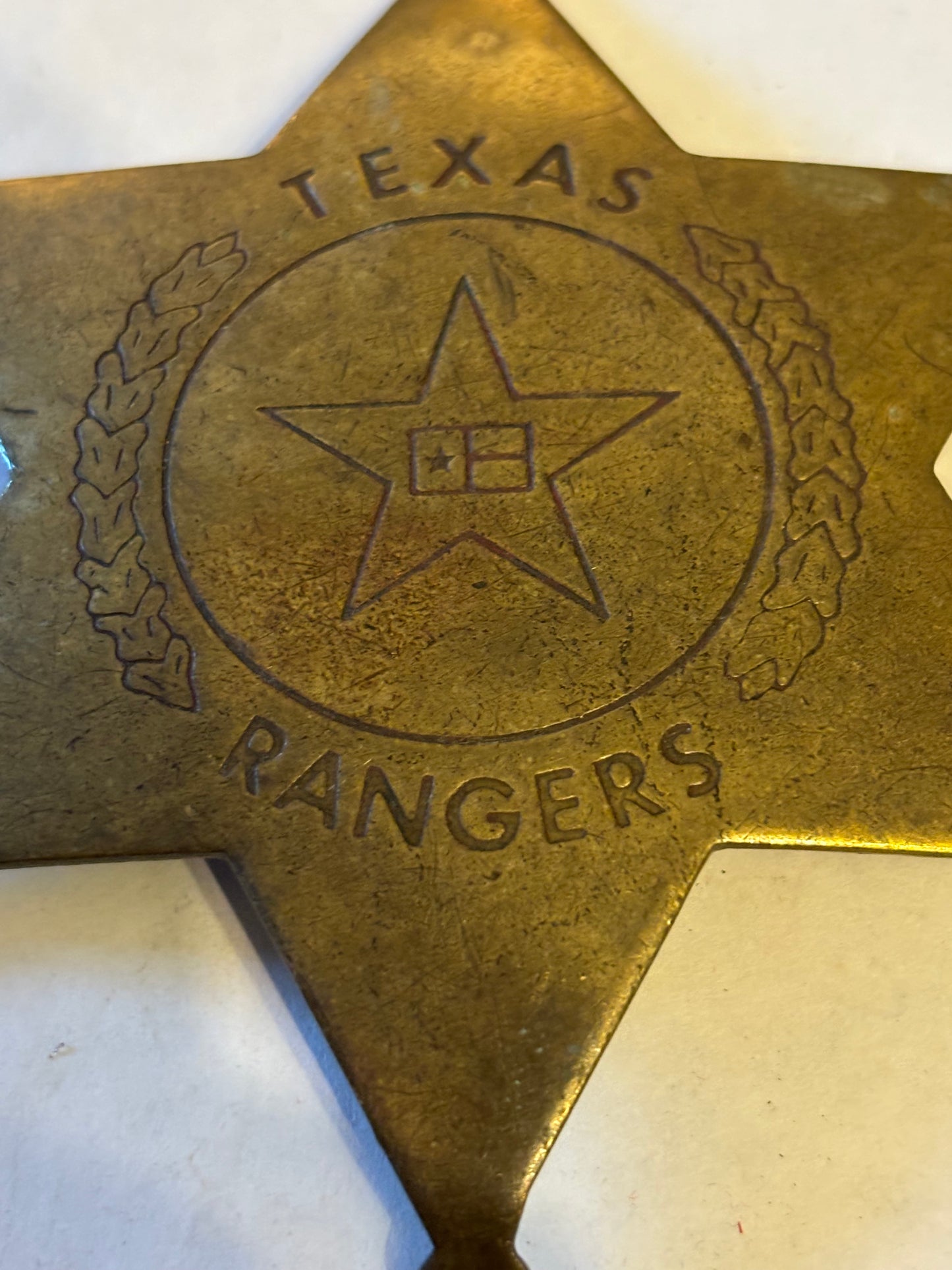 Large Texas Rangers Vintage Badge