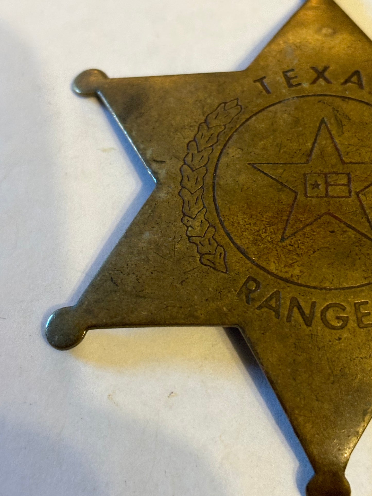 Large Texas Rangers Vintage Badge