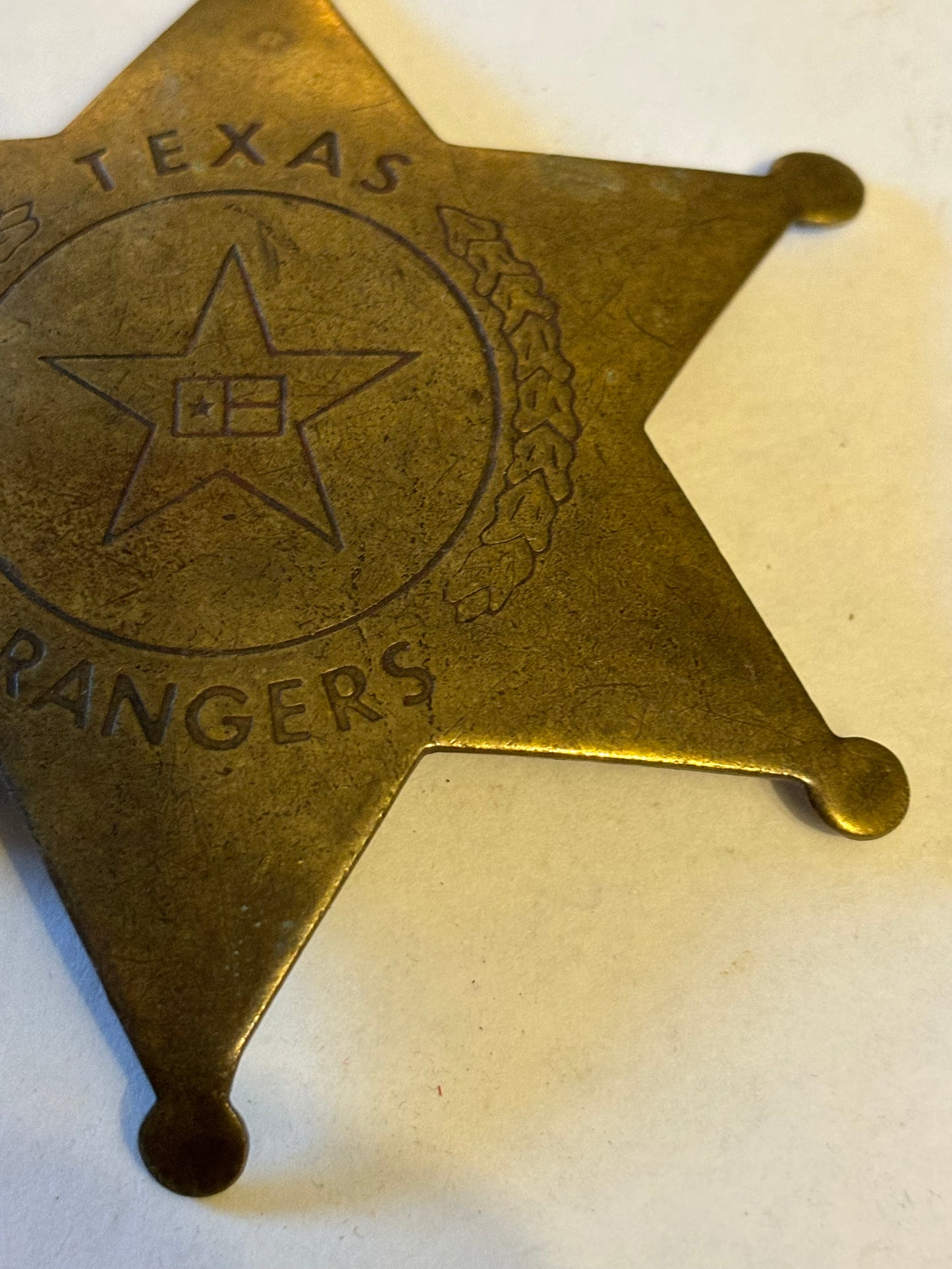 Large Texas Rangers Vintage Badge