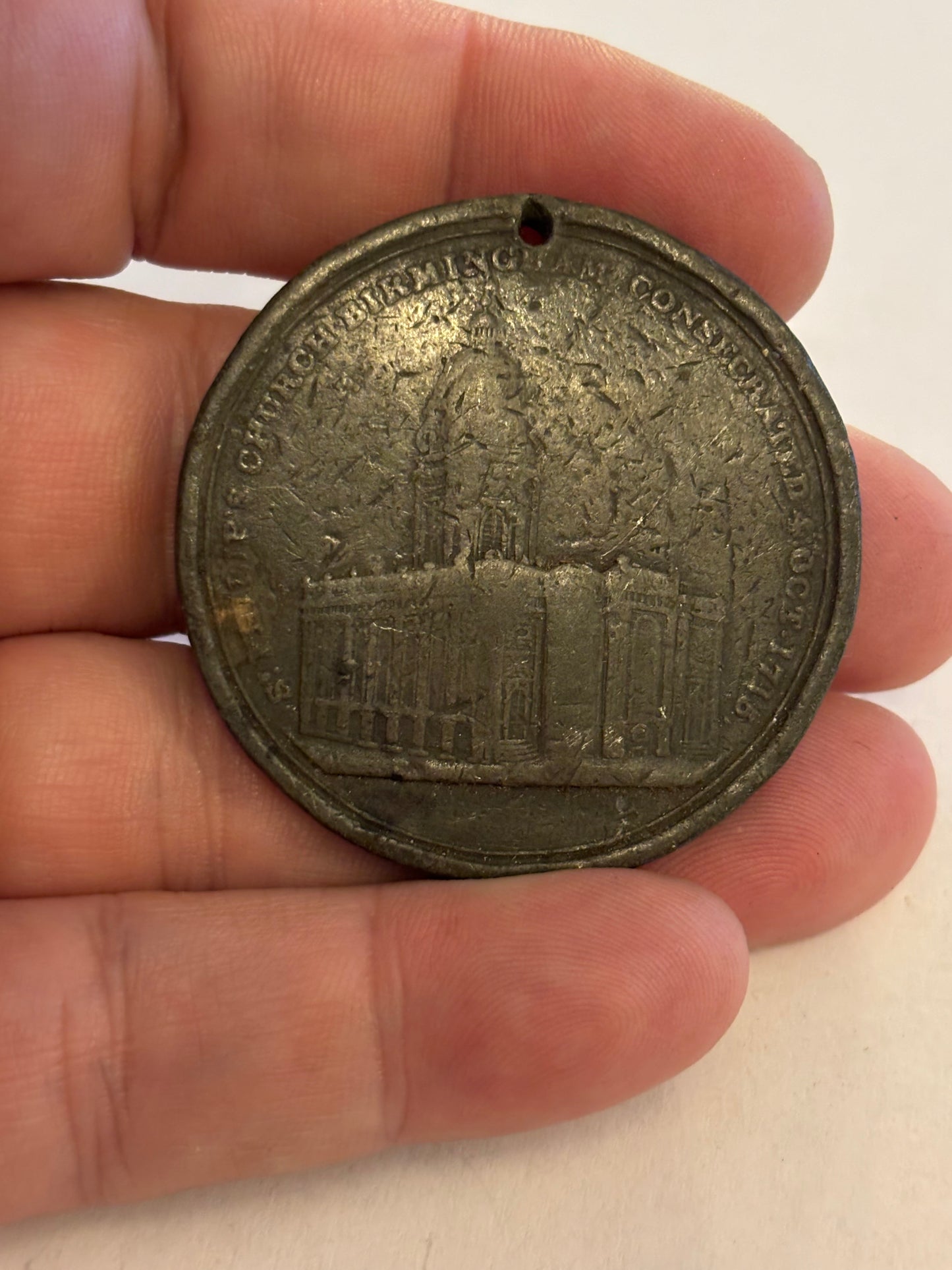 St Philips Church, Birmingham - Consecration Medal - 1815