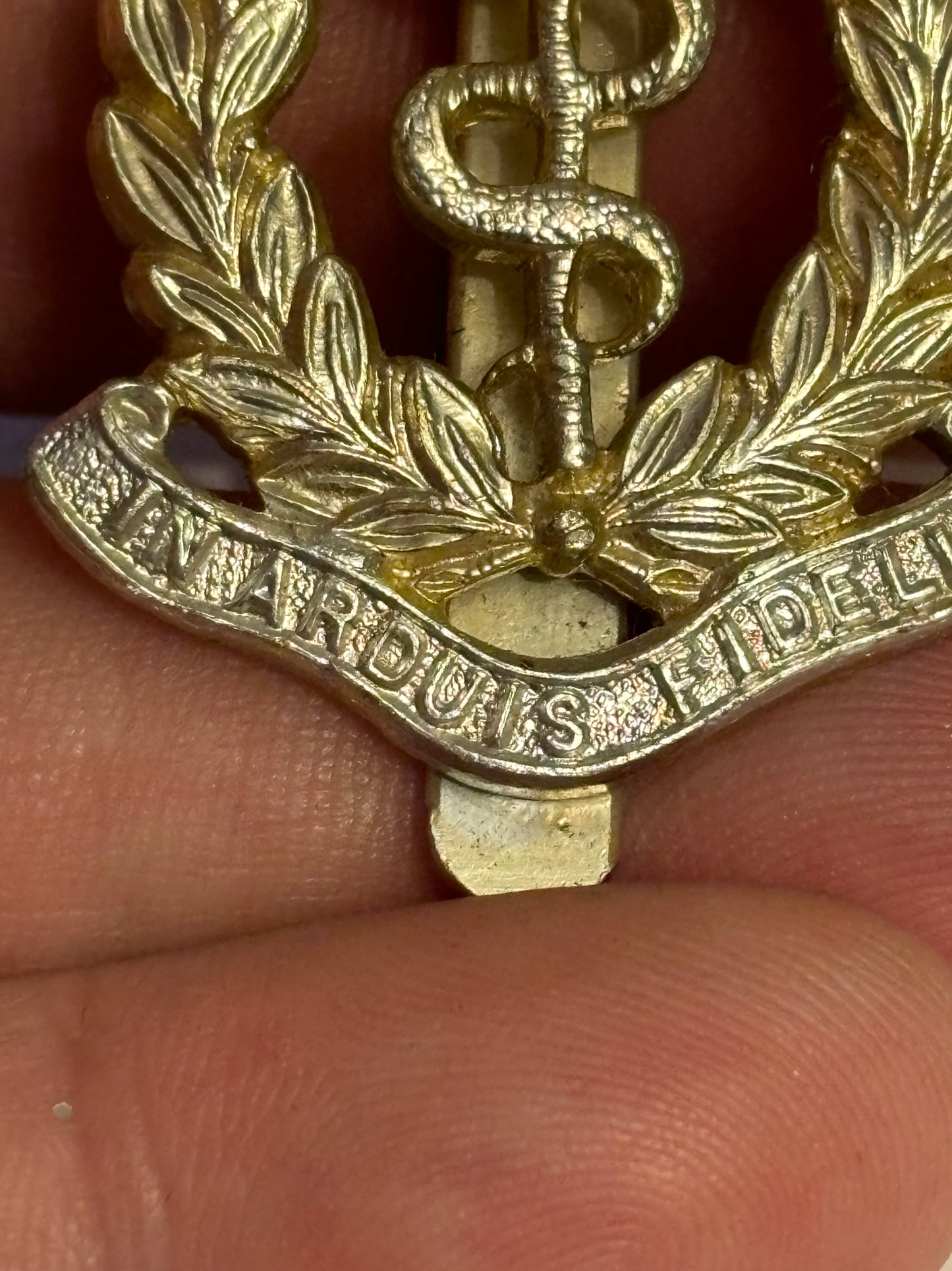 Royal Army Medical Corps Cap Badge - J R Gaunt