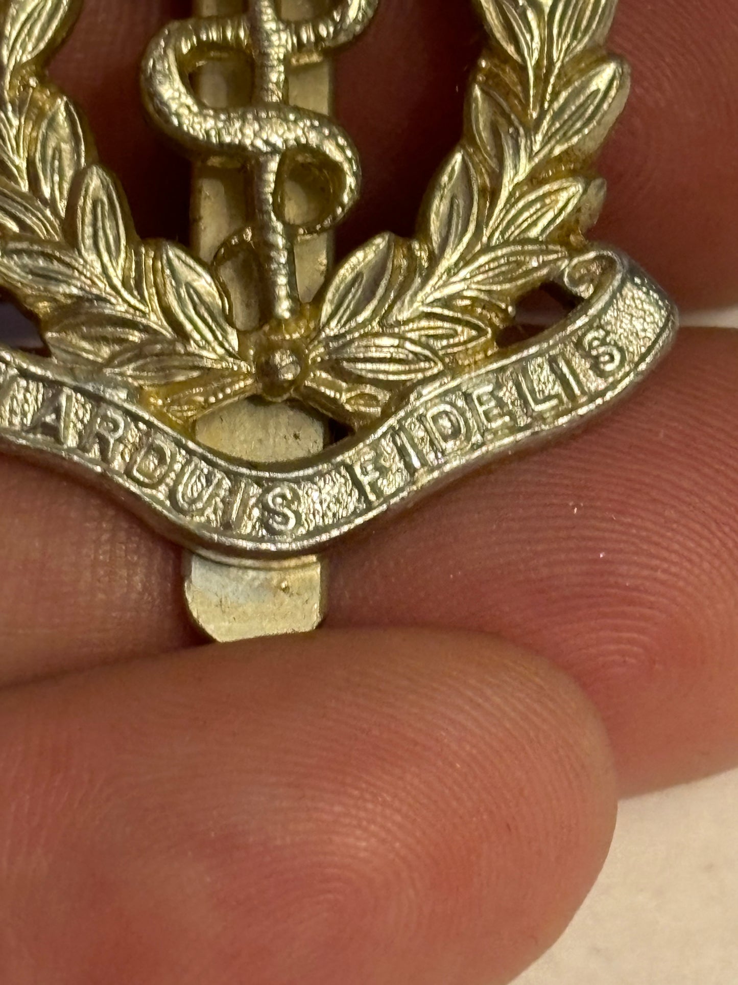 Royal Army Medical Corps Cap Badge - J R Gaunt