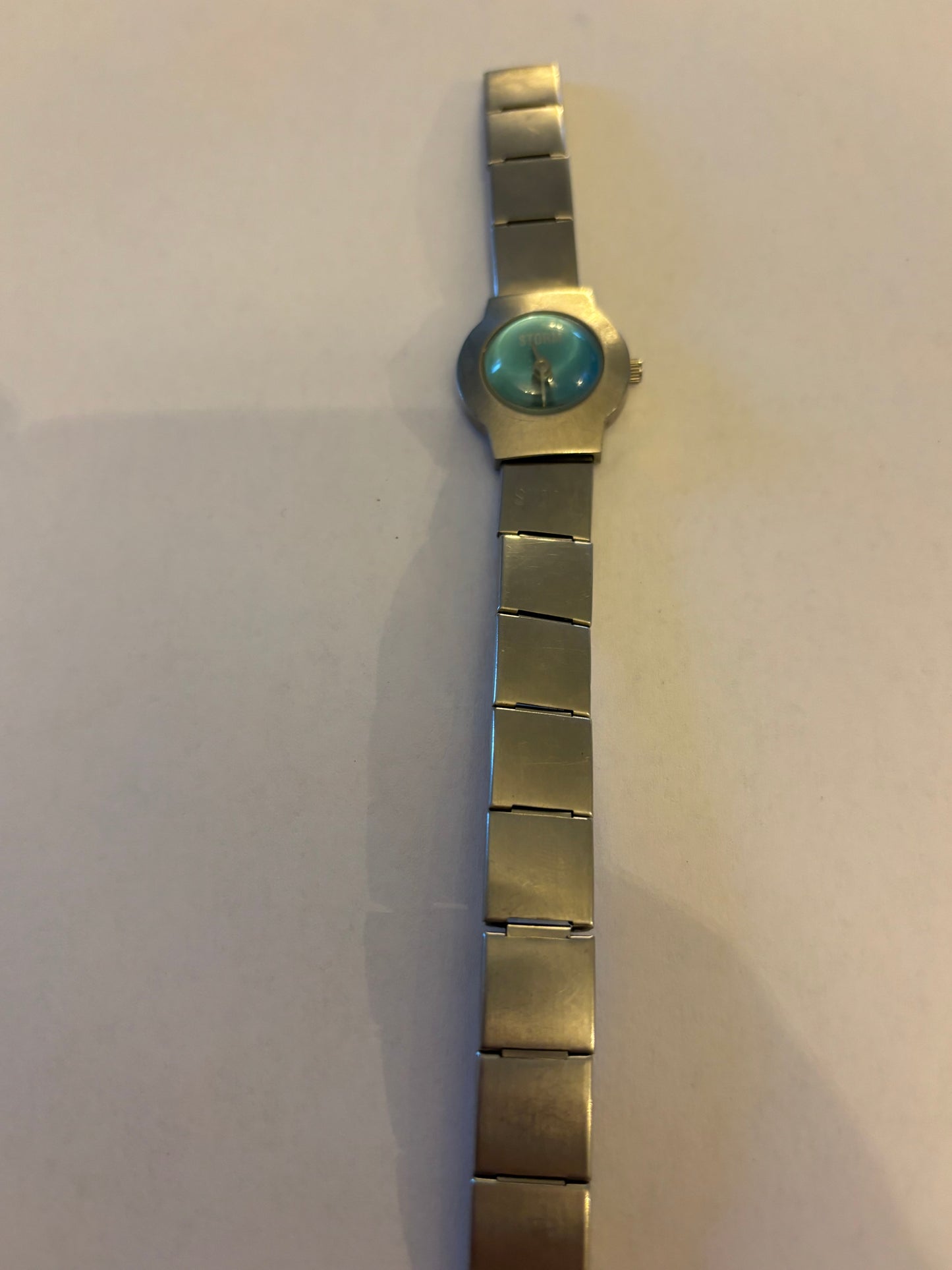 Peter Storm - Silver ladies turquoise fisheye watch - Unbranded