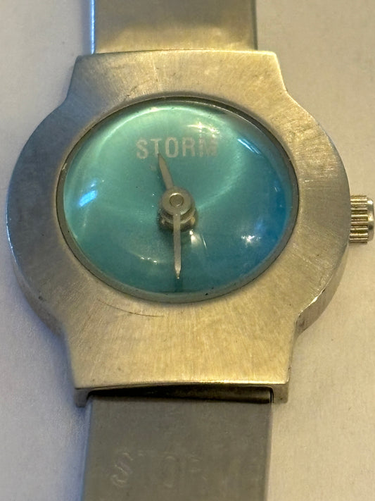 Peter Storm - Silver ladies turquoise fisheye watch - Unbranded