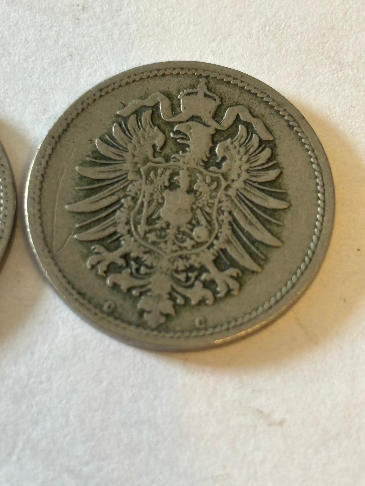 Germany 10 Pfennig 1874 x2