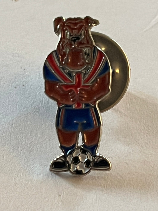 Bulldog Football Pin Badge