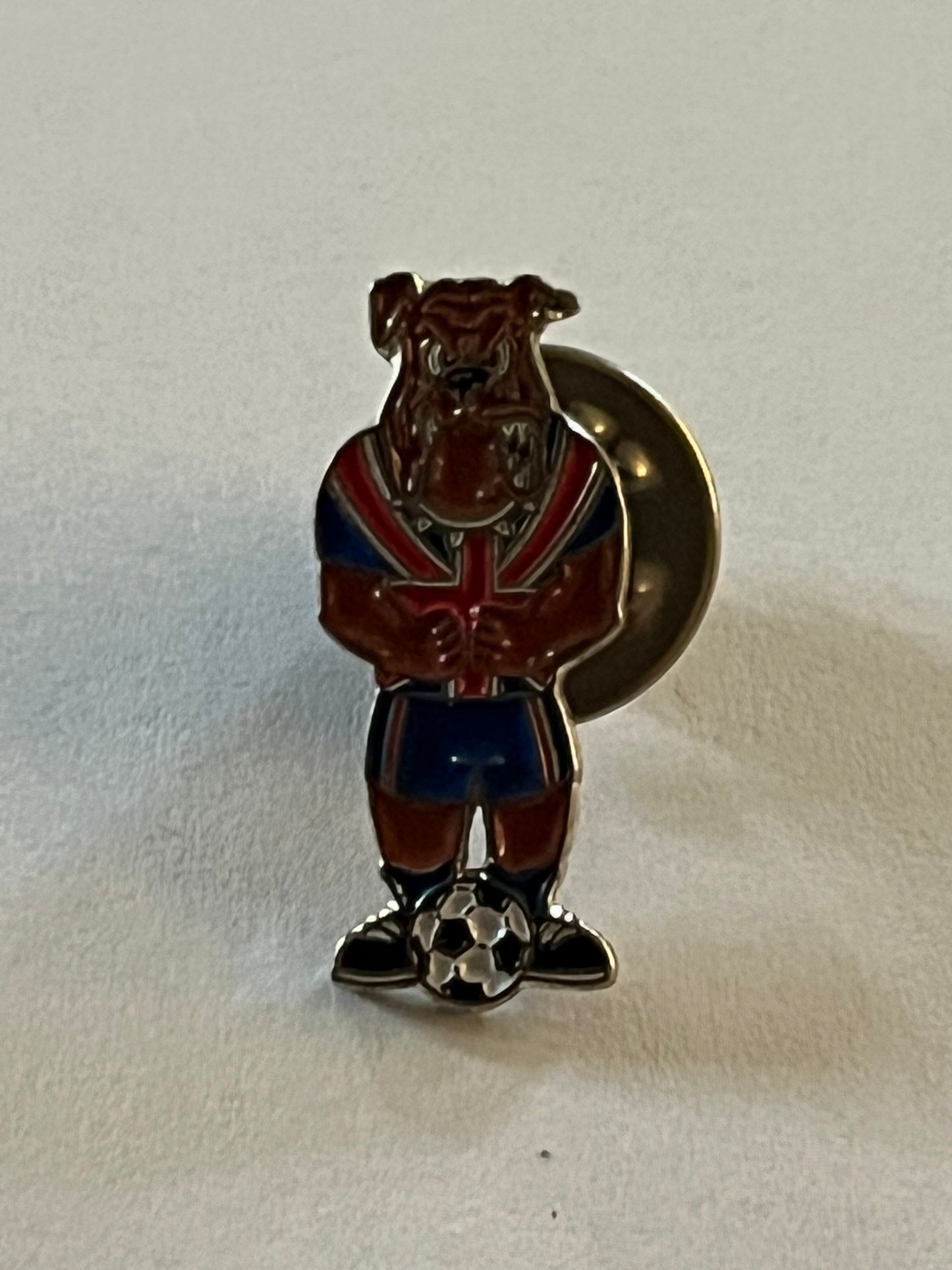 Bulldog Football Pin Badge