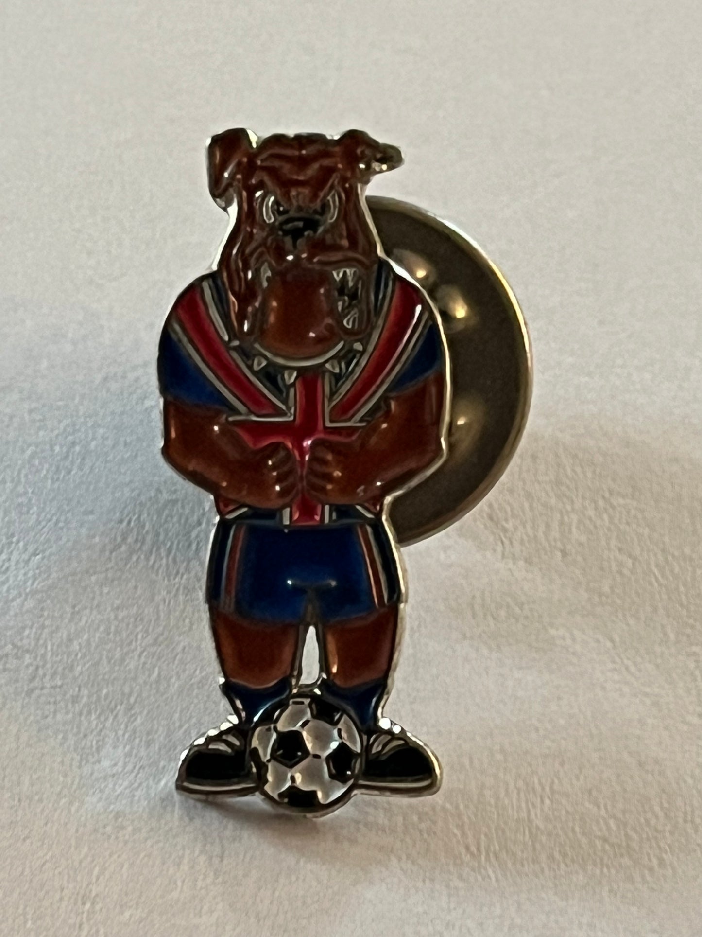 Bulldog Football Pin Badge