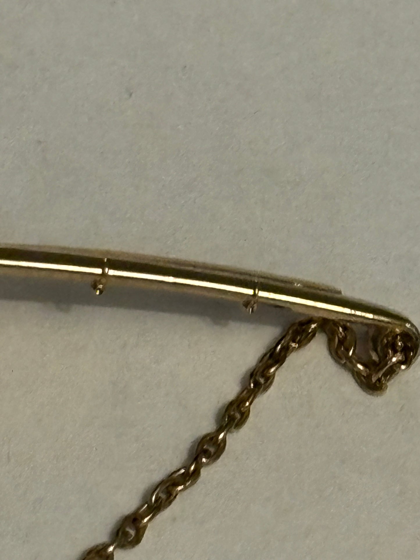 Gold Metal Fishing Rod Tie Clip