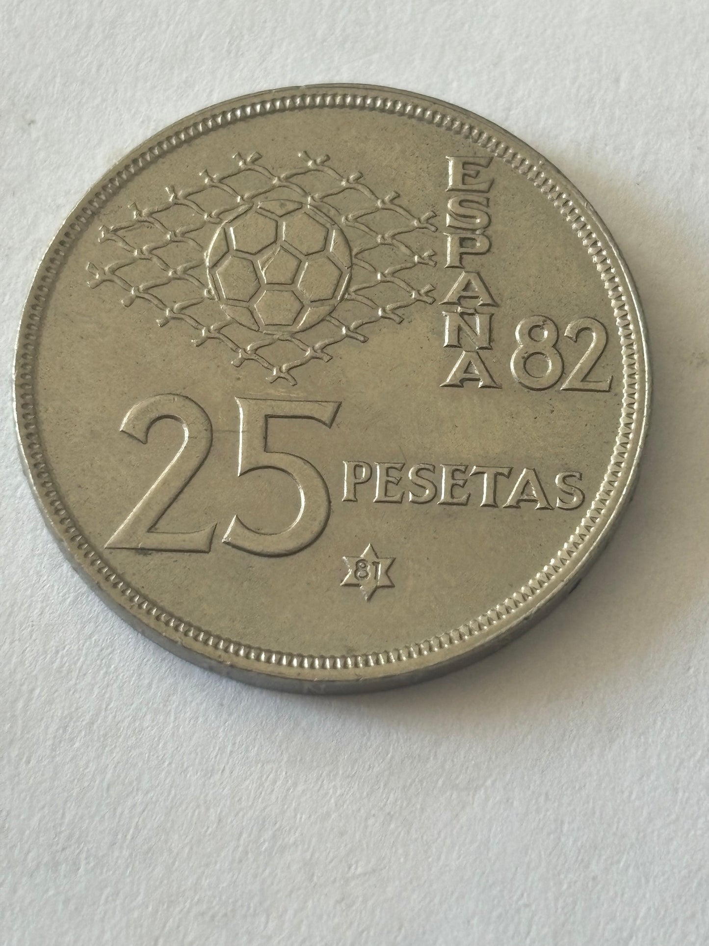 Spain 1980 25 Peseta - Espana '82