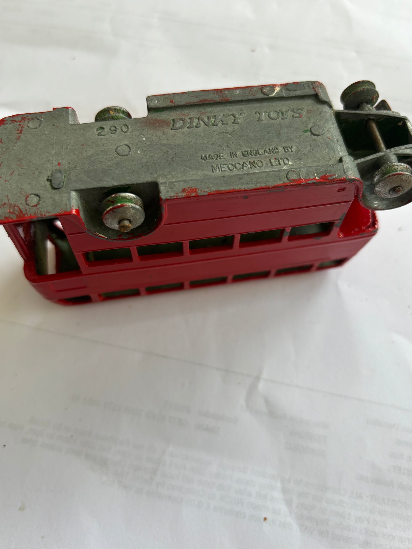 Dinky Red Double Decker Bus (290)