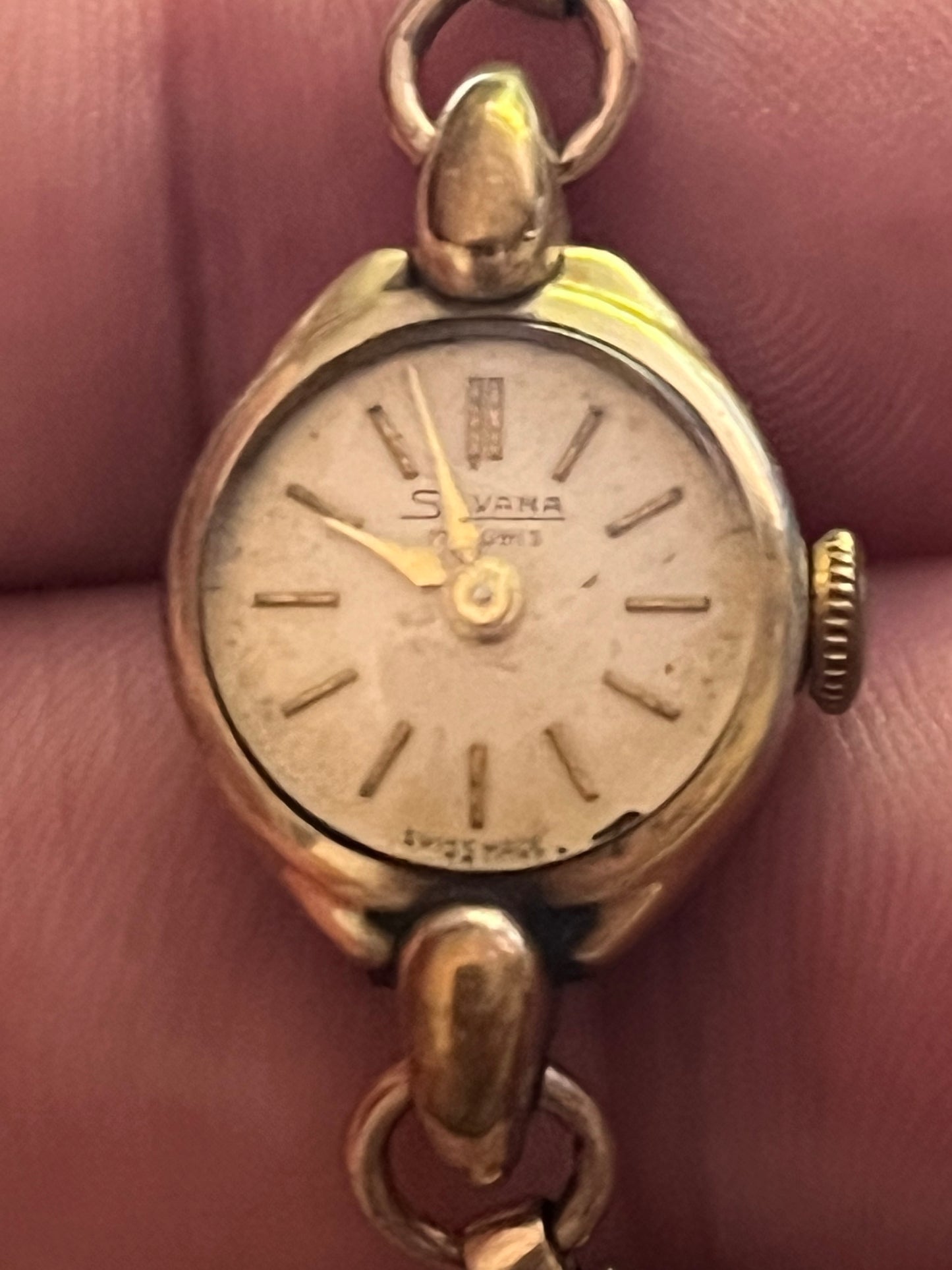 Silvana small rolled gold ladies manual vintage watch - Untested