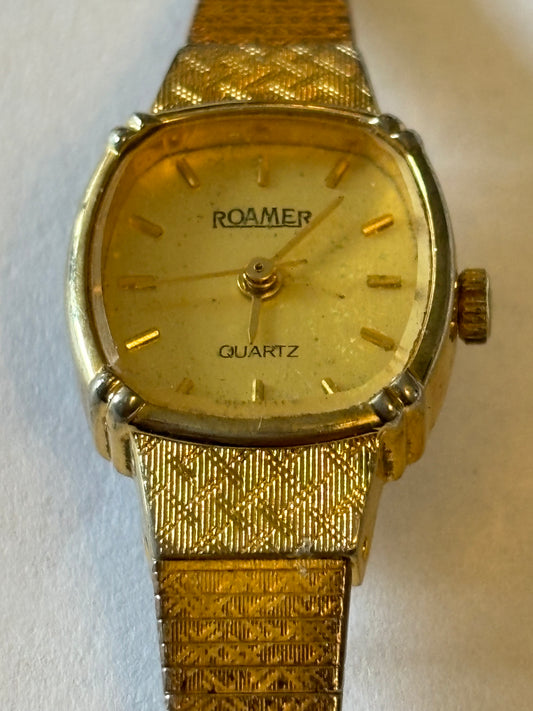 Roamer Ladies Gold Wristwatch - Untested