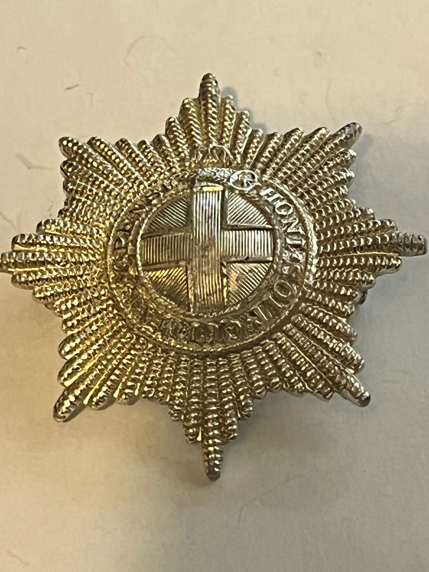 Coldstream Guards Silver Metal Cap Badge