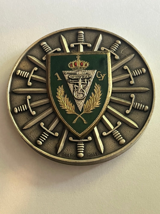 Very large heavy Belgian military medallion - Not yet identified