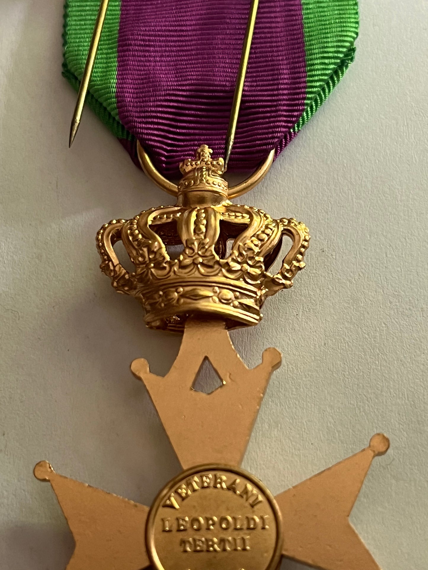 King Leopold Belgian Veterans Cross Medal