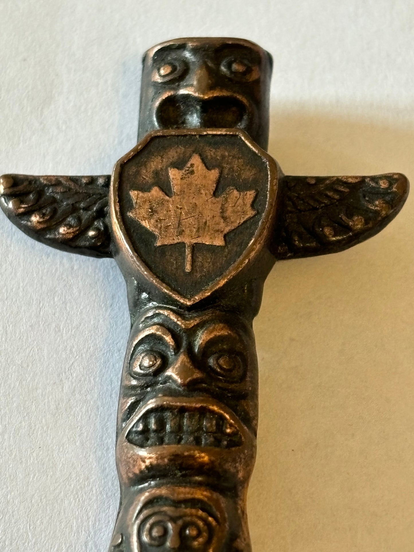 Totem Pole Decorative Copper Metal Letter Opener