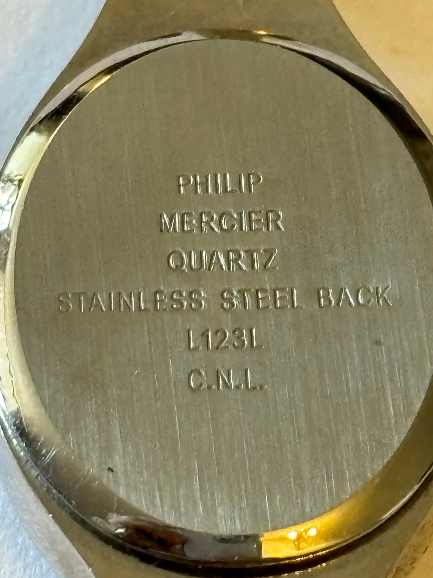 Philip Mercier Silver Half Bangle Ladies Wristwatch - Untested