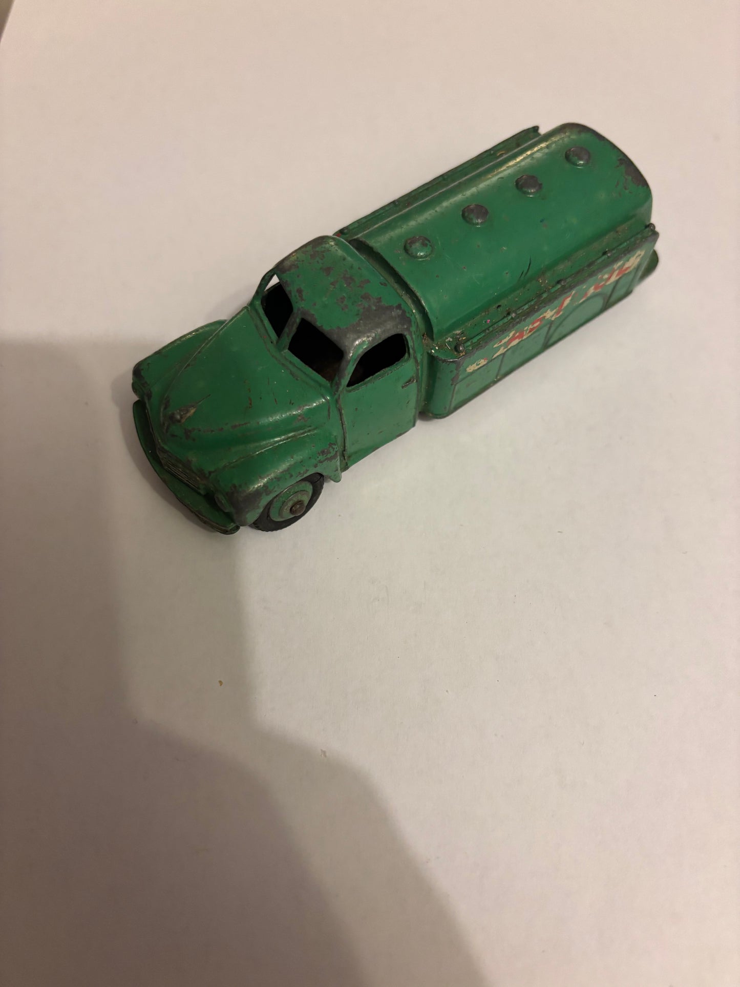 Dinky Green Castrol Tanker Van - Playworn