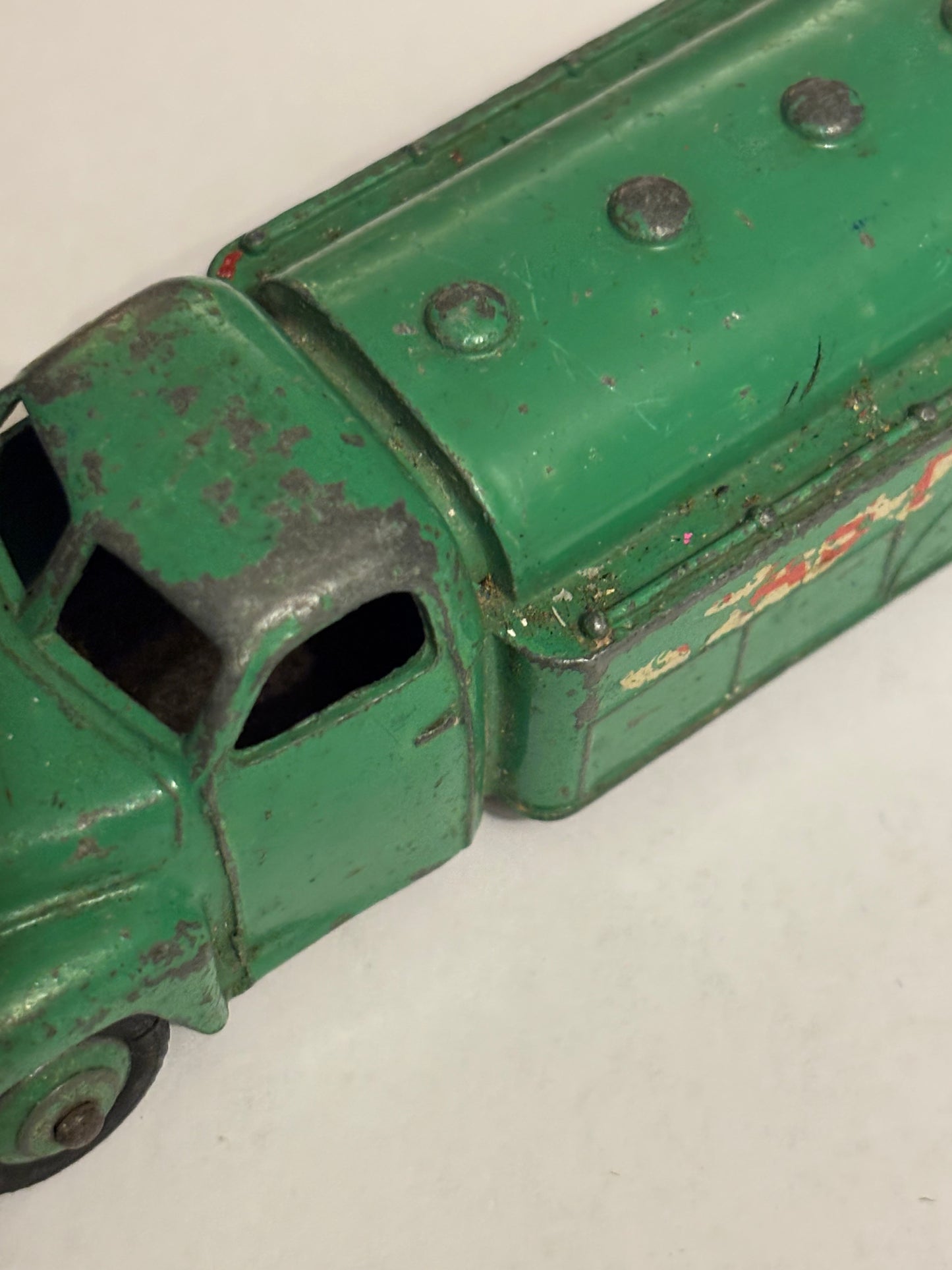 Dinky Green Castrol Tanker Van - Playworn