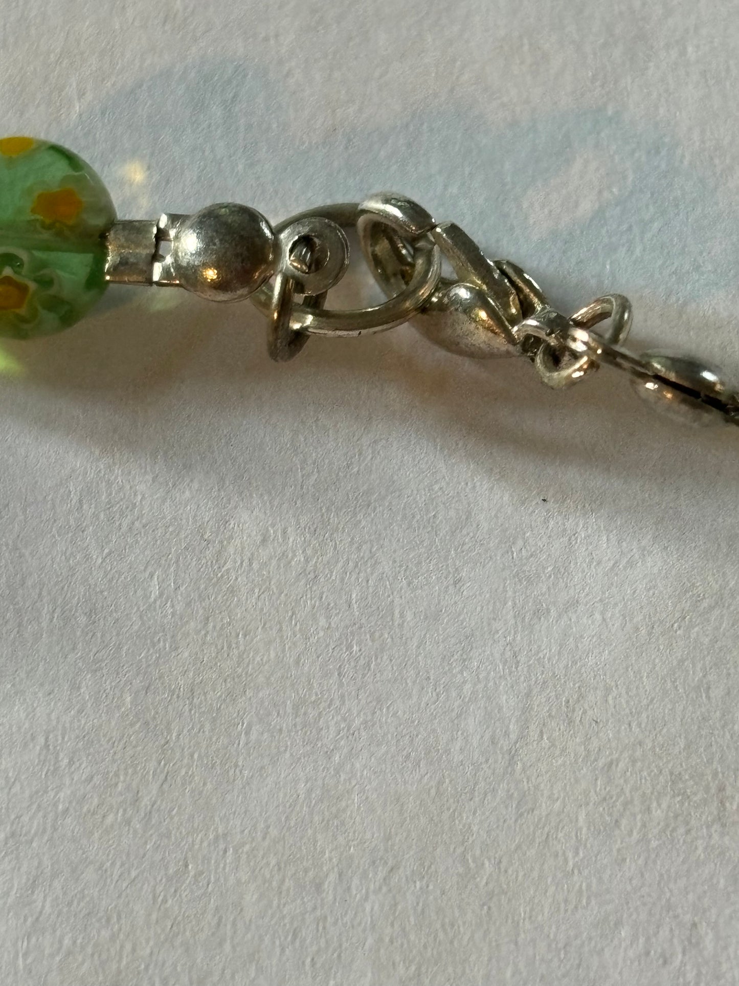 Decorative Green Bead Necklace