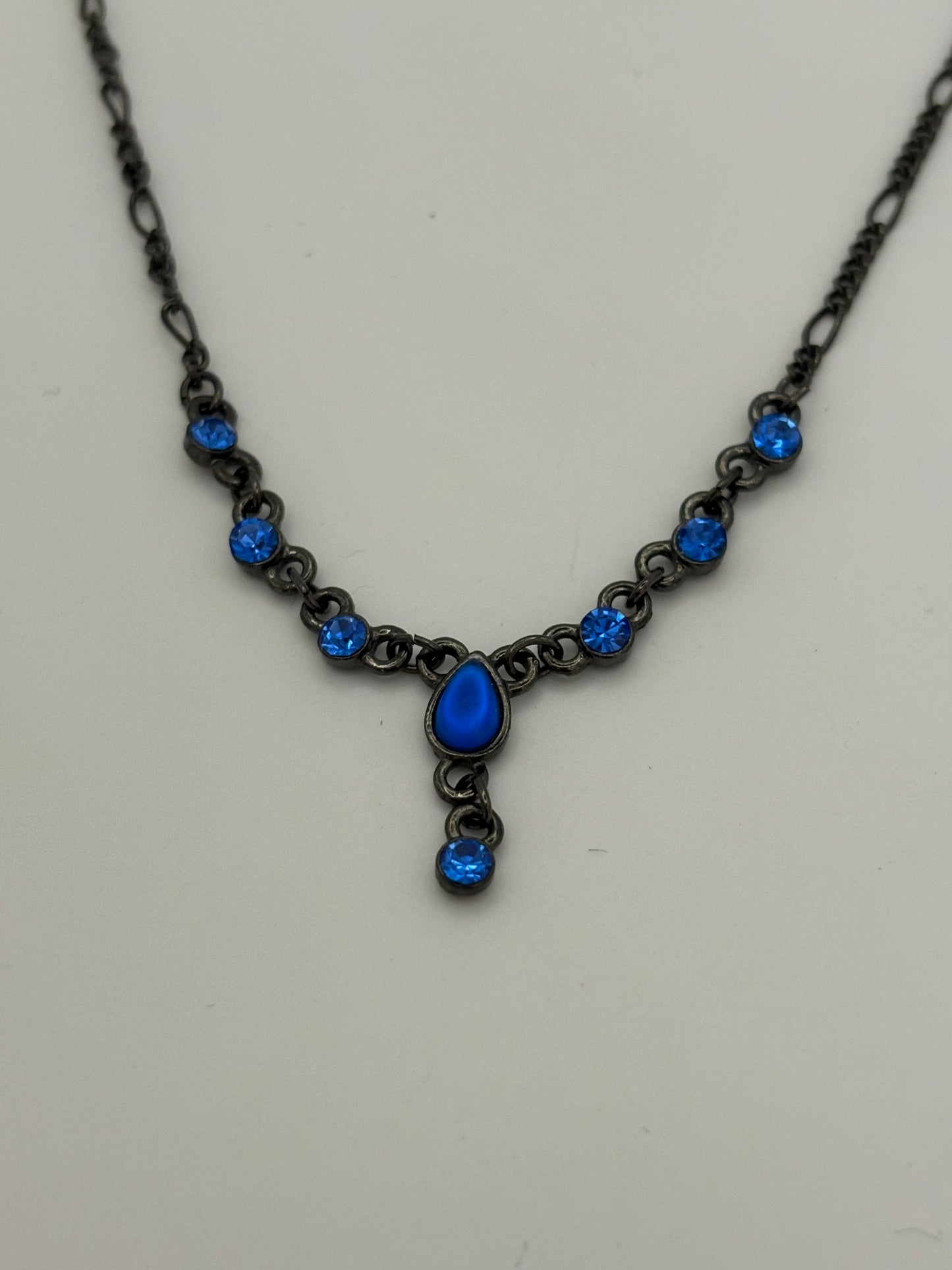 Vivid Blue Stone Necklace