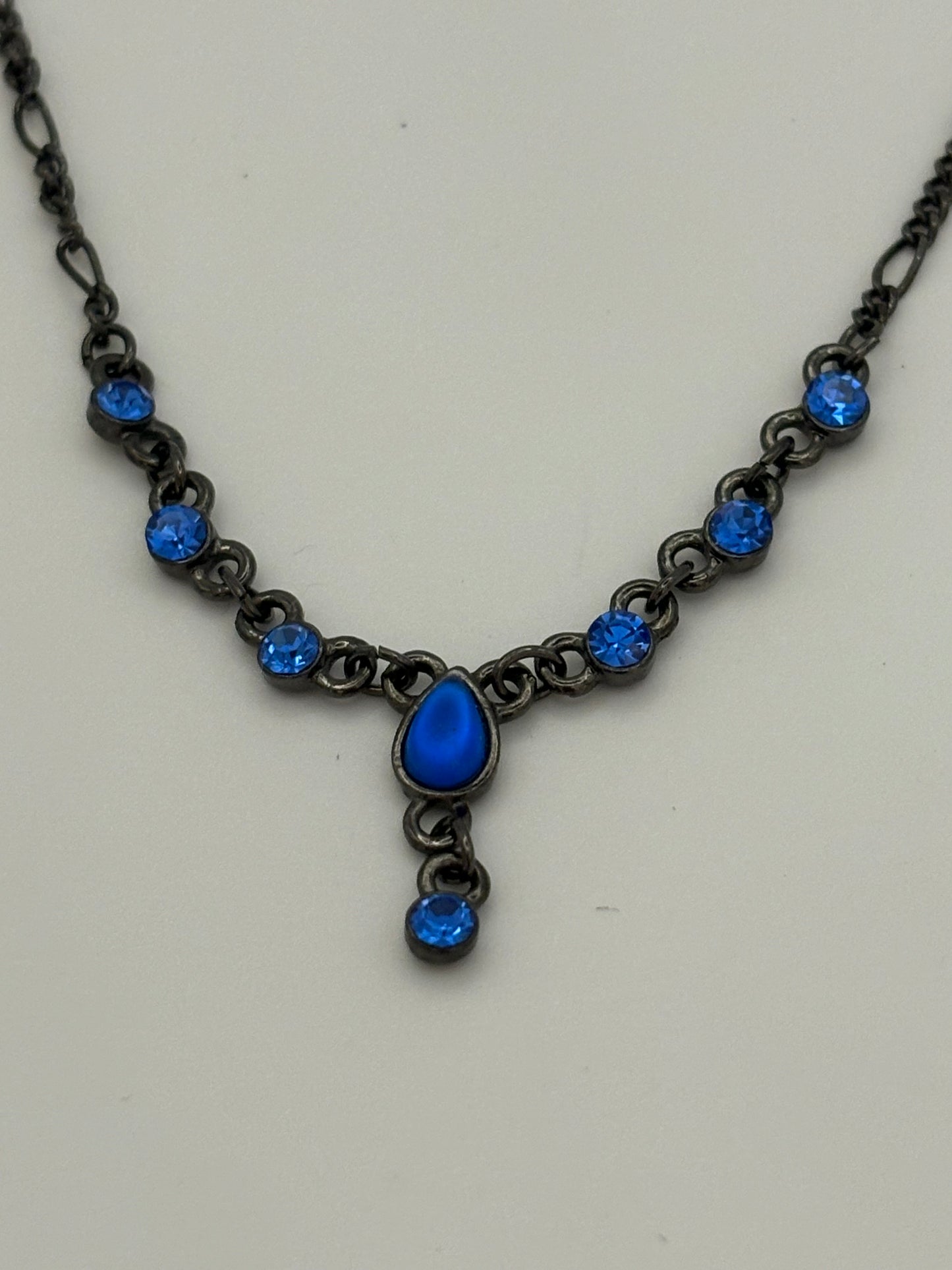 Vivid Blue Stone Necklace