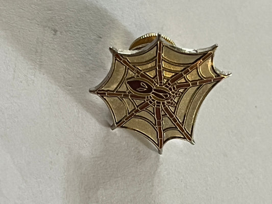 Spiders Web small metal badge