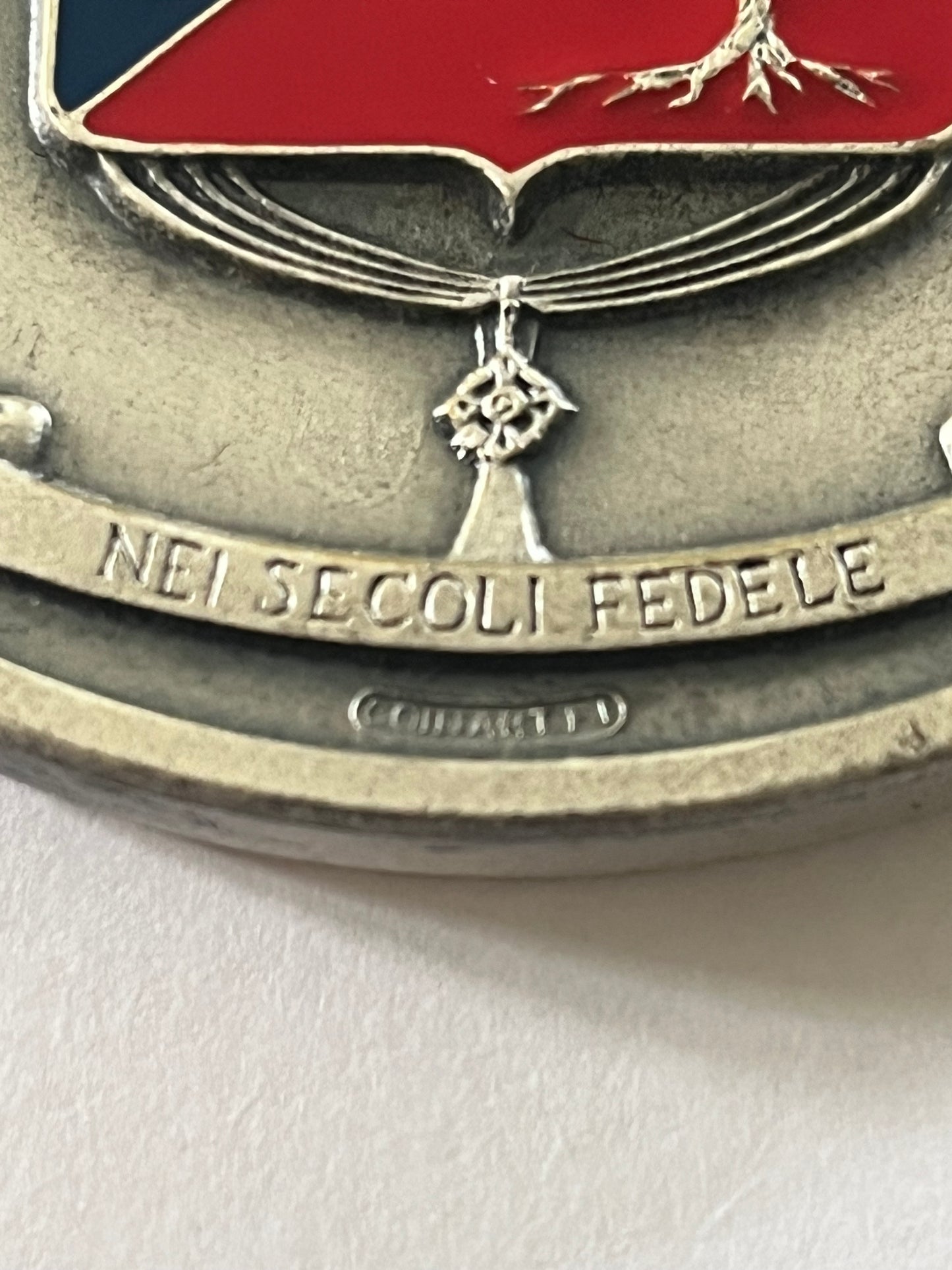 Very large - Italian armed forces 50th anniversary of liberation medallion