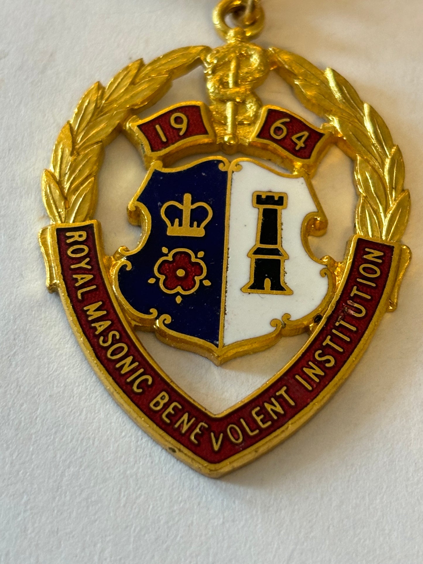 Royal Masonic Benevolent Institution - 1964 Stewards medal