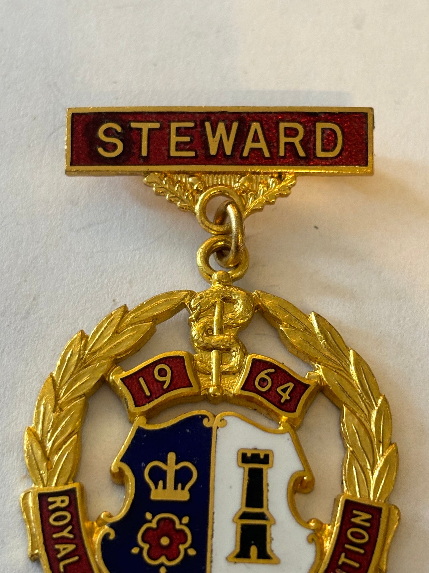 Royal Masonic Benevolent Institution - 1964 Stewards medal