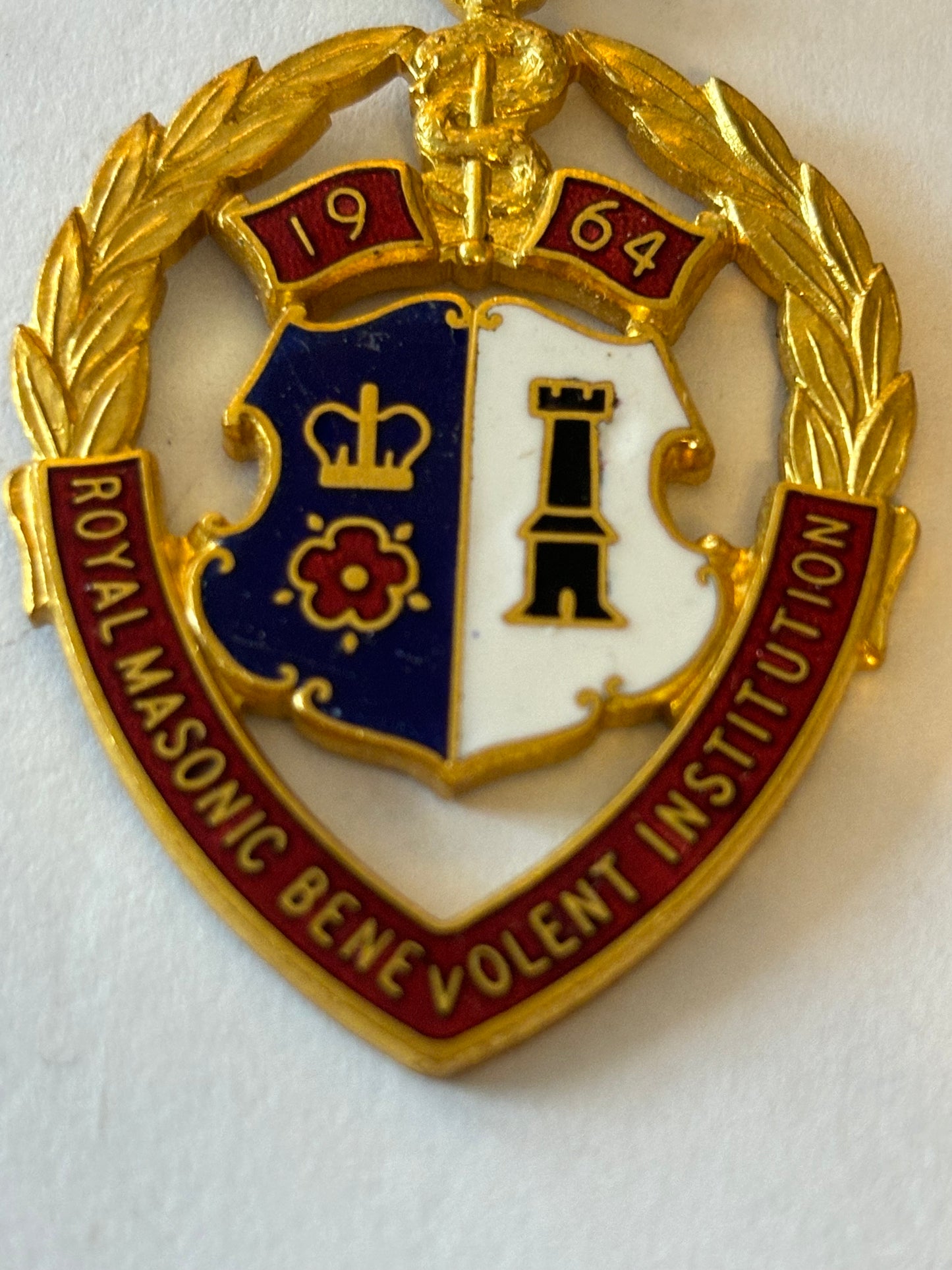 Boxed Masonic Stewards Medal - Gaunt London - 1964