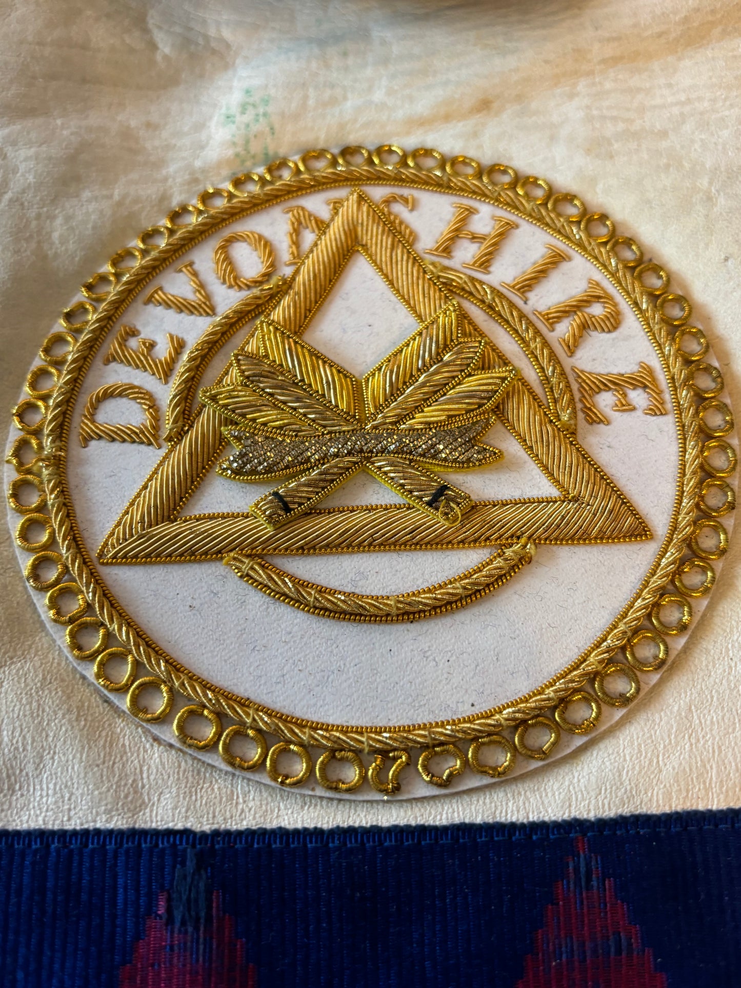 Devonshire Masonic Apron