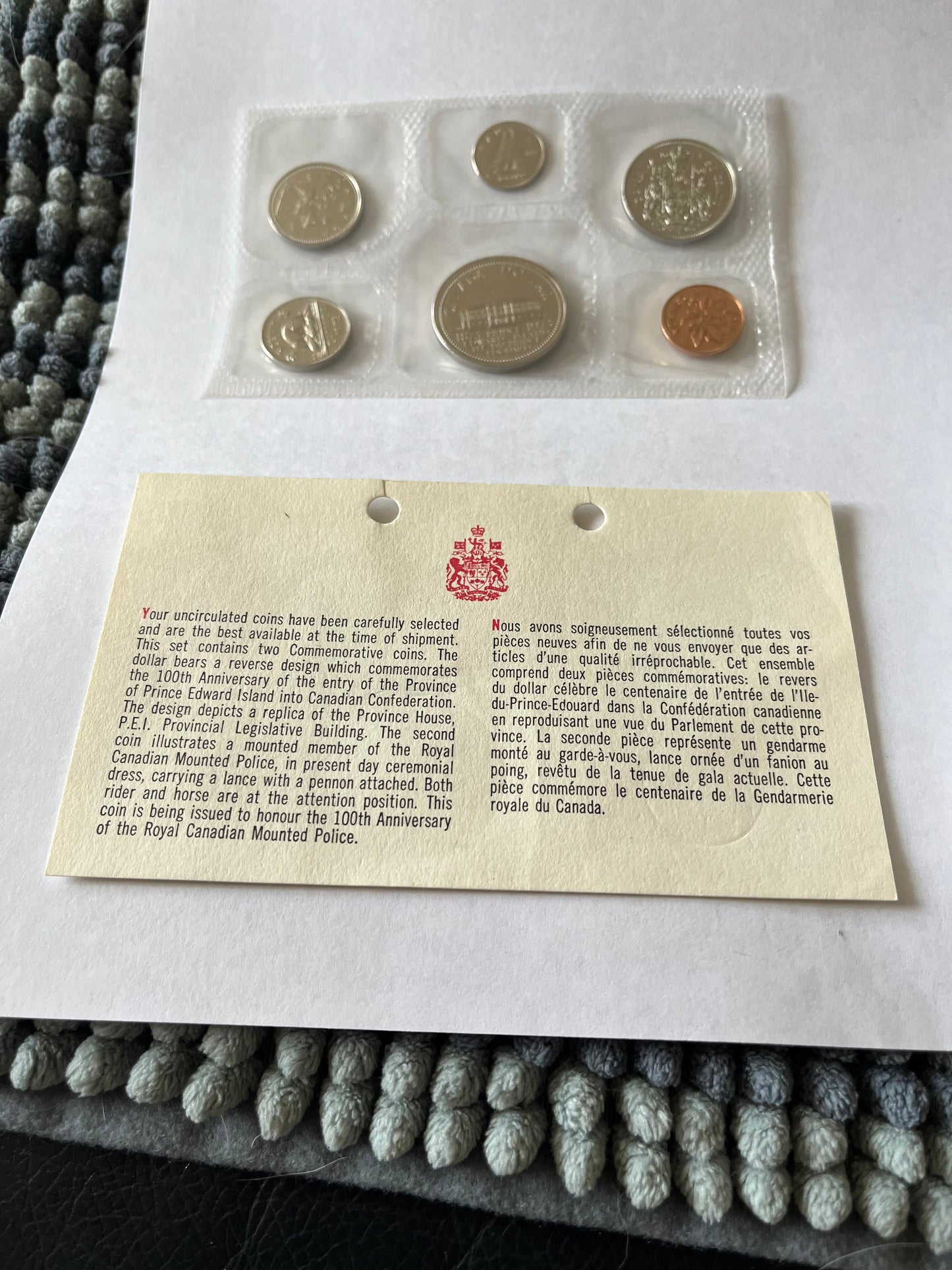 Royal Canadian Mint 1973 Uncirculated Coin Set