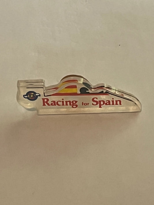 Racing for Spain Perspex Badge