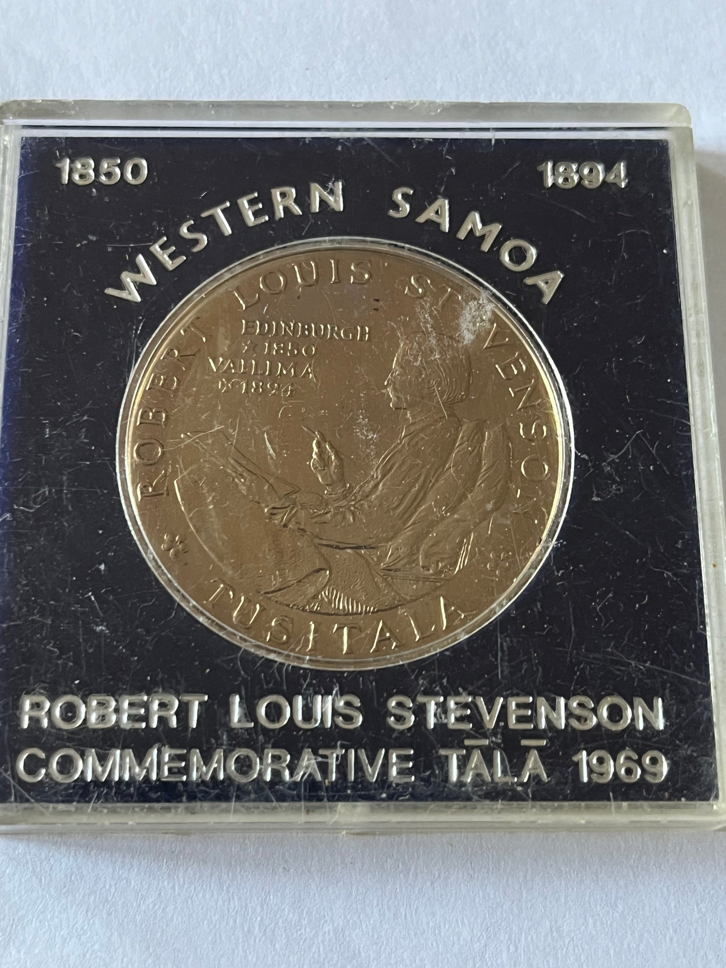 Western Samoa $1 1969 RL Stevenson Commemorative