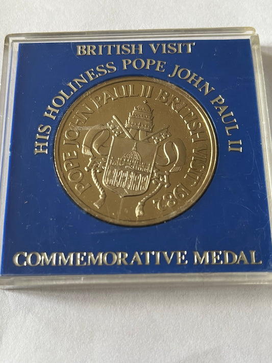 Pope John Paul II - Visit to UK 1982 Medal